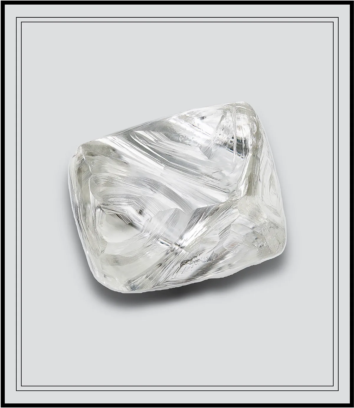 A rough diamond, freshly recovered